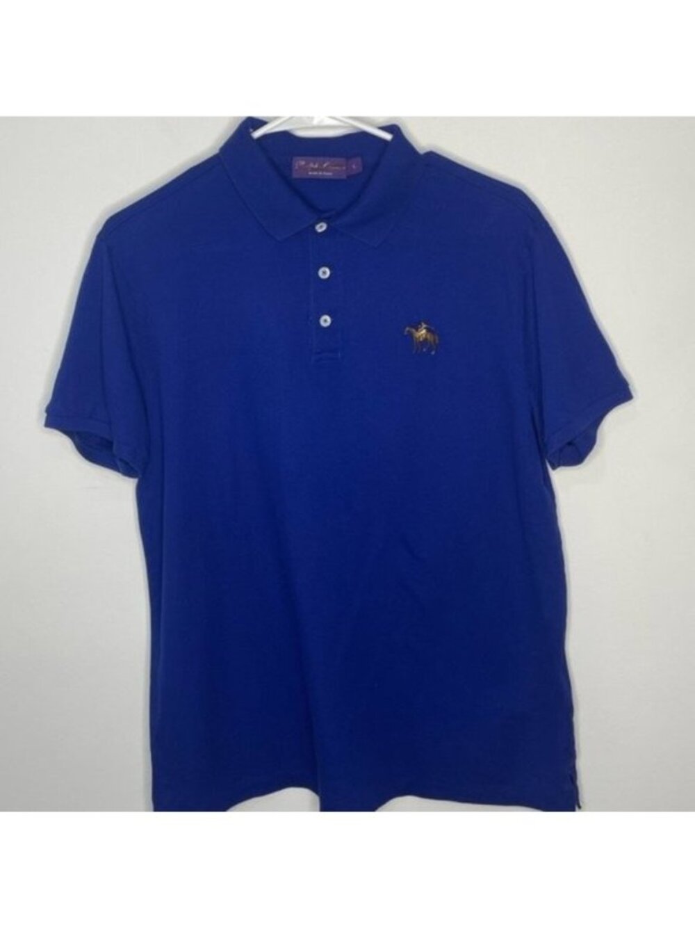 Ralph Lauren Purple Label Cotton Pique Standing Horse Polo Boy’s Large